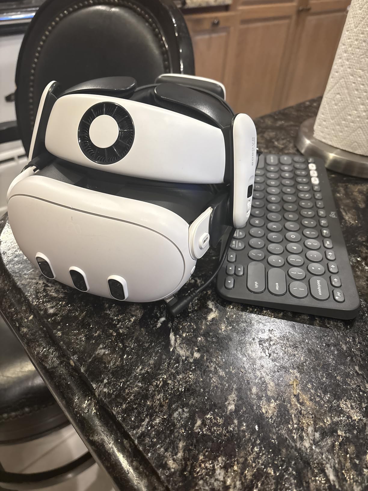 BOBOVR S3 Pro Battery Strap Accessories, Head Air Cooling System and 10000mah Hot-swappable Battery Pack, Compatible with Meta Quest 3/Quest 3S customer photo 2