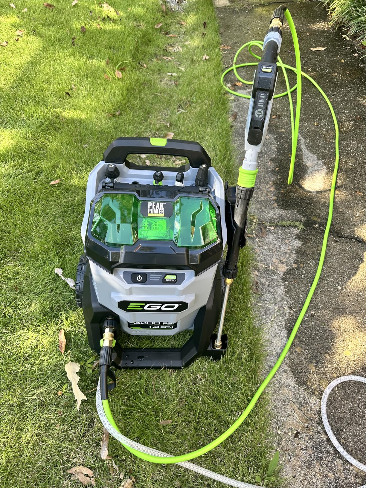 EGO Power+ Electric Pressure Washer, 3200 PSI Power Washer, Includes (2) 56V 6.0Ah Batteries and Charger - HPW3204-2 customer photo 2
