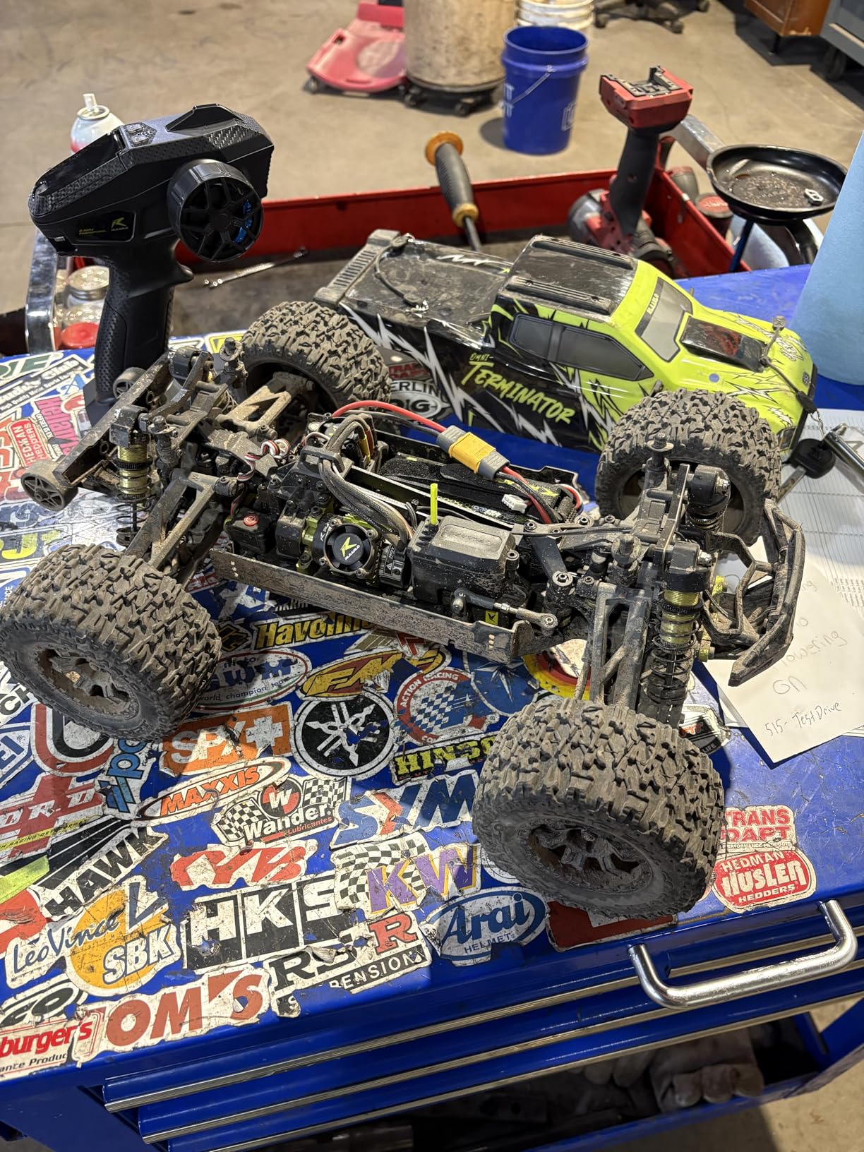 AMORIL 1/10 RTR Brushless Fast RC Cars for Adults, Max 50mph Hobby Electric Off-Road Monster Truck, Waterproof High Speed RC Car 4WD Remote Control Car with 3S Lipo, Green customer photo 2
