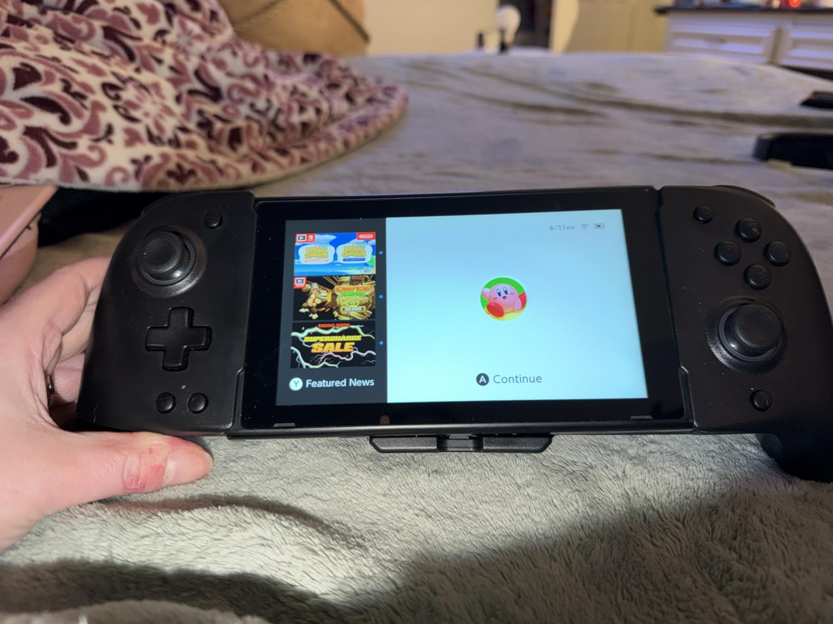 Spican Switch Controllers for Nintendo Switch/OLED Controller, Full-Size Switch Joy-pad for Better Handheld Mode, Switch Accessories Wireless Pro Controller with RGB Light/Battery/Turbo/Macro/4 Game Slot customer photo 2