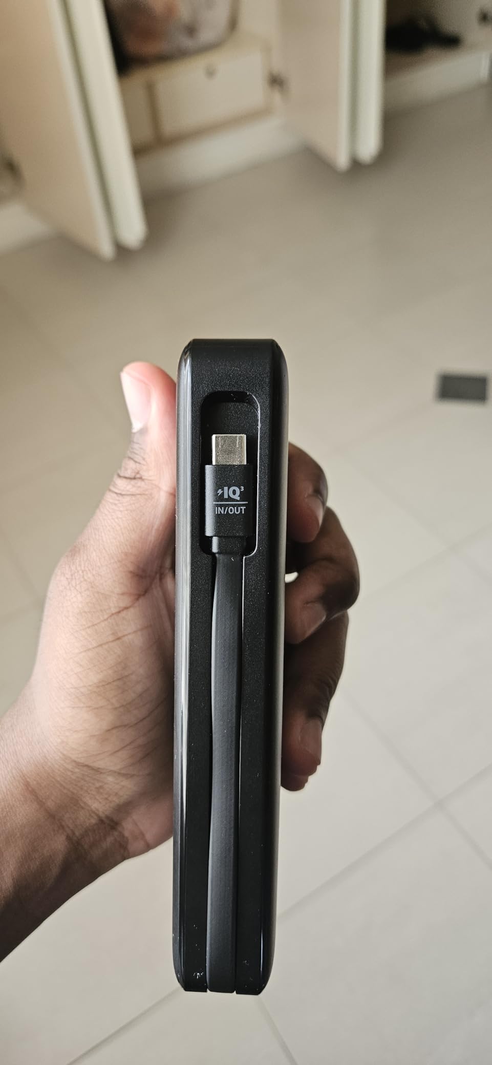 Anker Power Bank, 20,000mAh Travel Essential Portable Charger with Built-in USB-C Cable, 3-Port 87W Max Fast Charging Battery Pack customer photo 2
