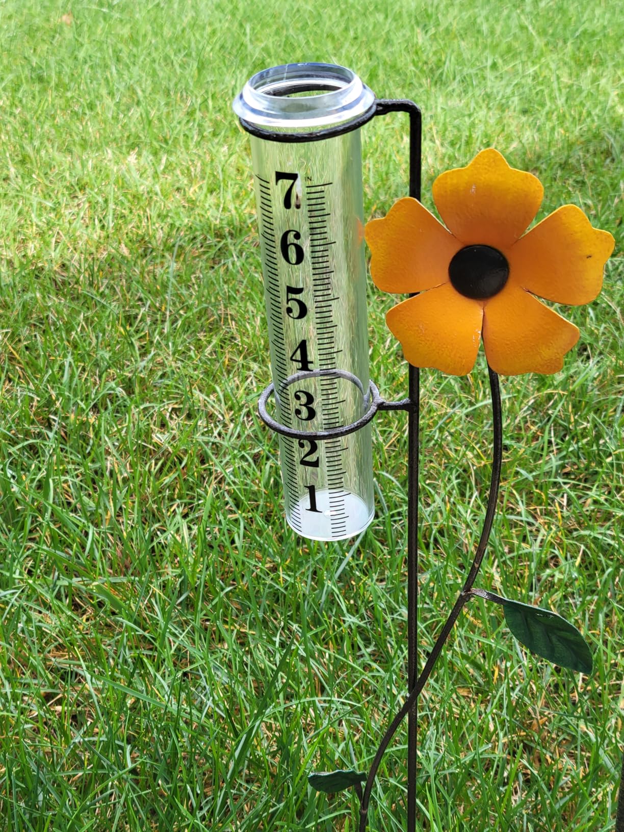 Wireless Rain Gauge Outdoor, Digital Rain Gauge Outdoors Best Rated with Thermometer customer photo 1