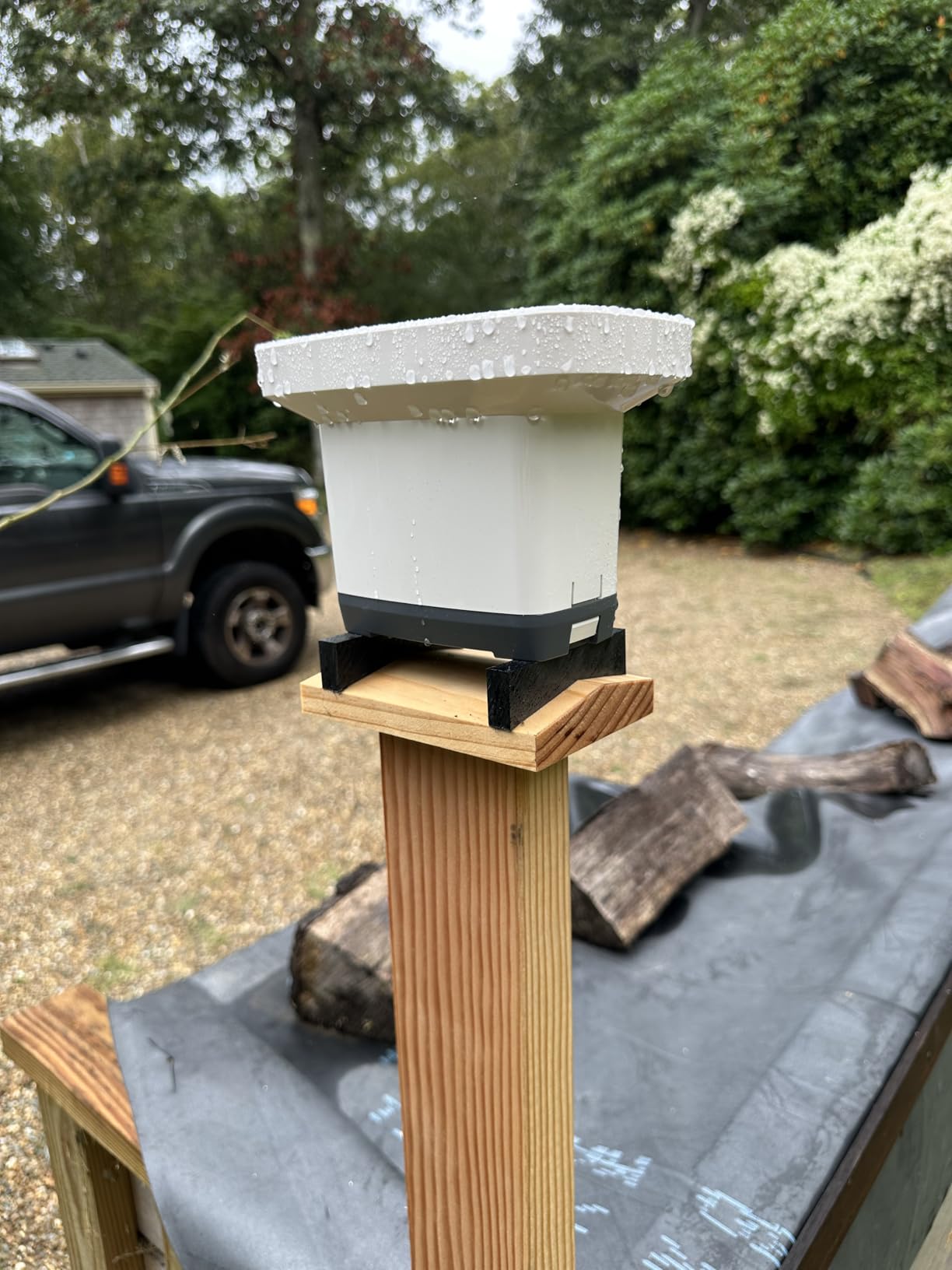 Wireless Rain Gauge Outdoor, Digital Rain Gauge Outdoors Best Rated with Thermometer customer photo 2