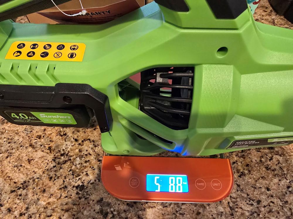 Leaf Blower Cordless with 2 x 3.0Ah Battery and Charger, 680CFM 260MPH Electric Blower with 2 Speeds, 20V Handheld Leaf Cleaner for Lawn Care customer photo 2