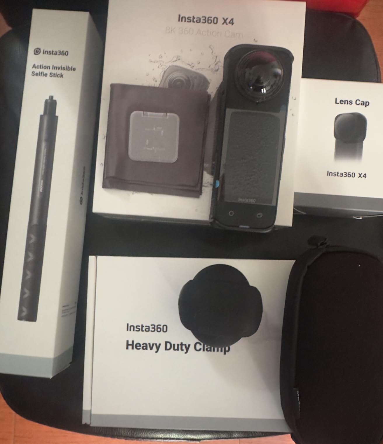 Insta360 X4 Motorcycle Bundle- 8K Waterproof 360 Action Camera, 4K Wide-Angle Video, Invisible Selfie Stick, Removable Lens Guards, 135 Min Battery Life, AI Editing, Stabilization, for Sports, Travel customer photo 1