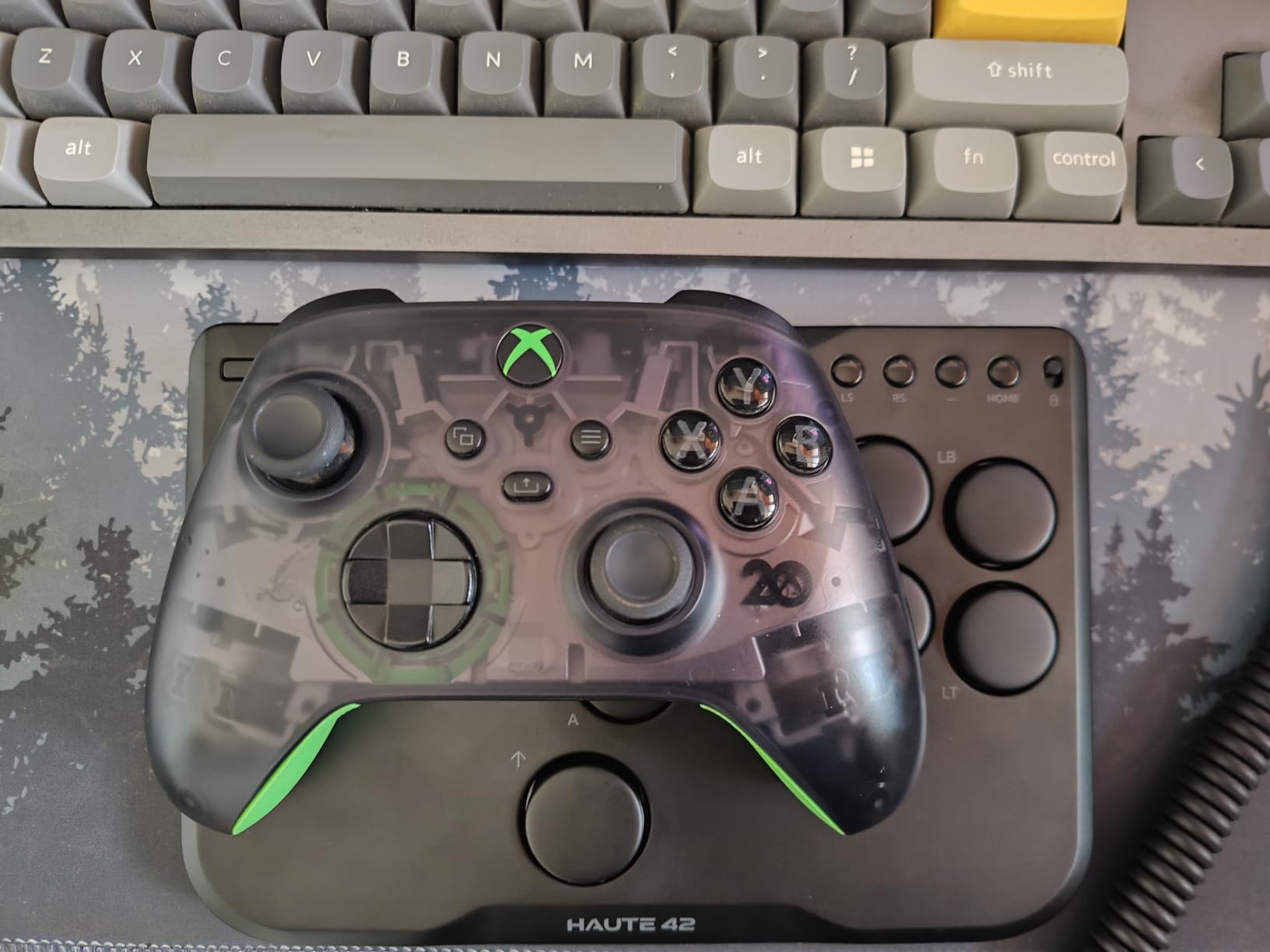 JZW-Shop Haute42 Arcade Stick P12, All-Button Arcade Controller for Switch, PC, PS4, PS3, Steam Deck with Turbo & Custom RGB, Supports Hot-Swap & SOCD customer photo 2
