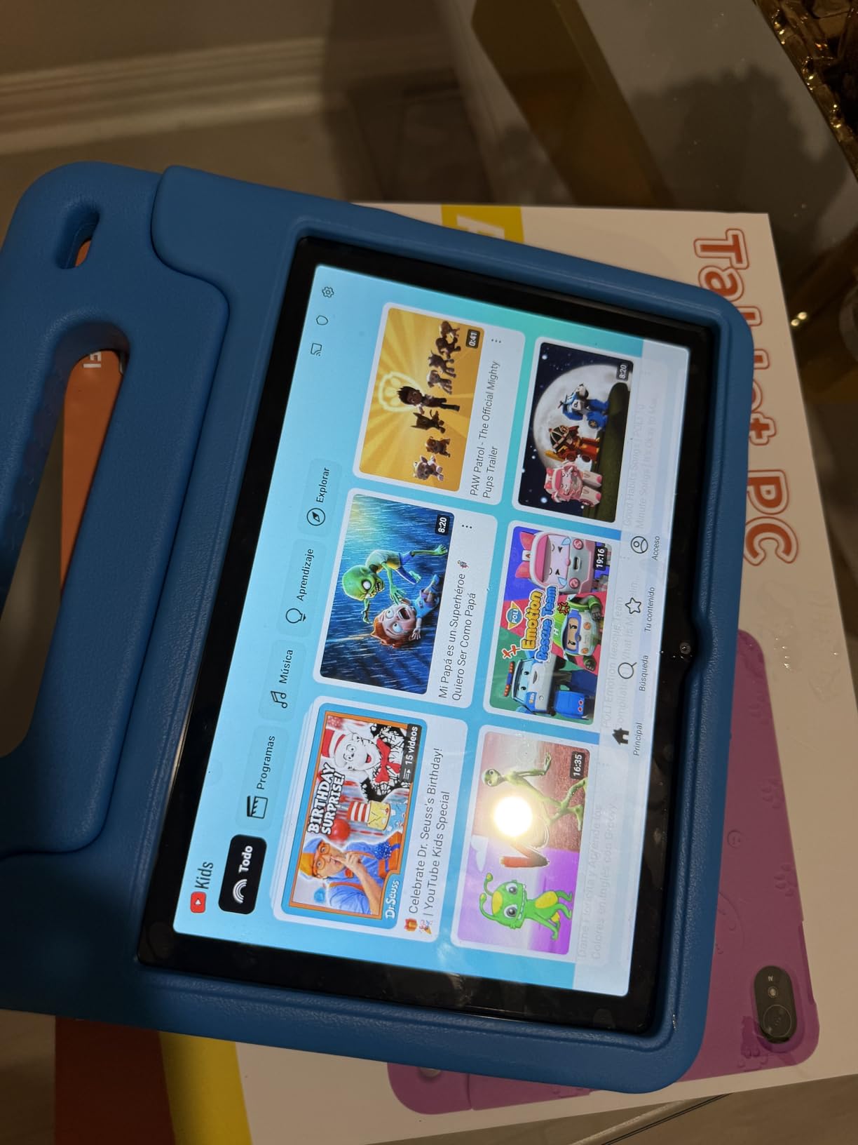 COLORROOM 2026 Upgraded Android 15 Tablet, 10inch Kids Tablet, Octa-core CPU, 10GB+64GB+1TB Expand Tablets for Kids with Kids Space, Parental Control, 6000mAh Big Battery, Touchscreen Tableta, Pink customer photo 1