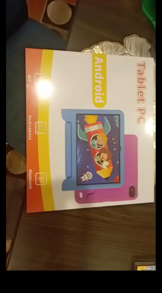 COLORROOM 2026 Upgraded Android 15 Tablet, 10inch Kids Tablet, Octa-core CPU, 10GB+64GB+1TB Expand Tablets for Kids with Kids Space, Parental Control, 6000mAh Big Battery, Touchscreen Tableta, Pink customer photo 2