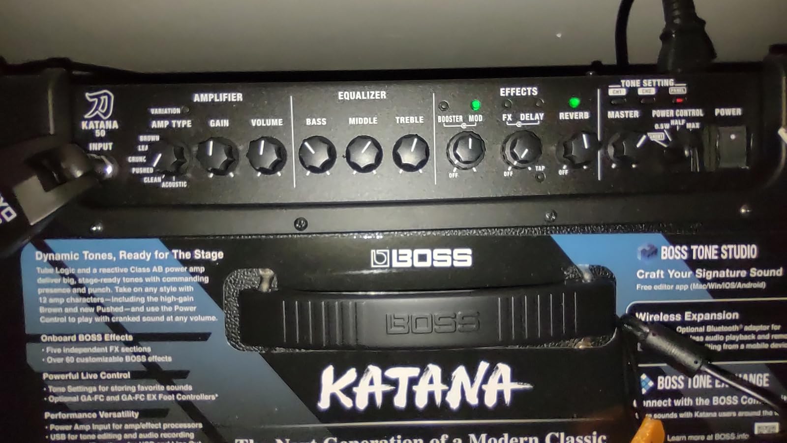 BOSS Katana-50 Gen 3 Guitar Amplifier | Compact 50-Watt Combo Amp | Custom 12-Inch Speaker | Evolved Tube Logic Sound customer photo 1