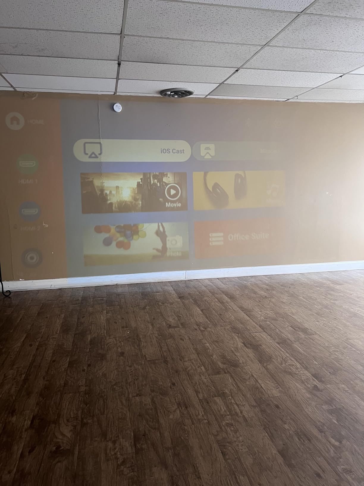 Projector with 5G WiFi and Bluetooth, Native 1080P Projector [Projector Screen Included], Full HD 18000LM Movie Projector, 100