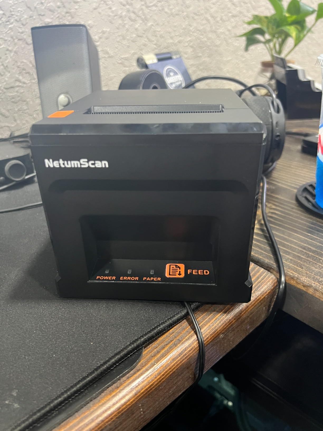 NetumScan USB POS Receipt Printer, 80mm Thermal Receipt Printer with Auto Cutter Cash Drawer, 300mm/s, Support Windows/Mac/Linux, Restaurant Kitchen Printer for ESC/POS (8360) customer photo 1
