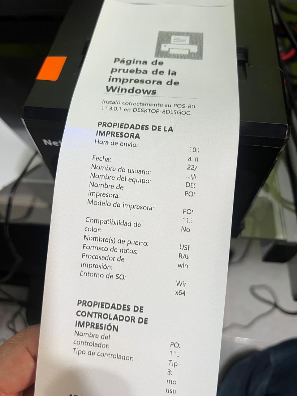 NetumScan USB POS Receipt Printer, 80mm Thermal Receipt Printer with Auto Cutter Cash Drawer, 300mm/s, Support Windows/Mac/Linux, Restaurant Kitchen Printer for ESC/POS (8360) customer photo 2