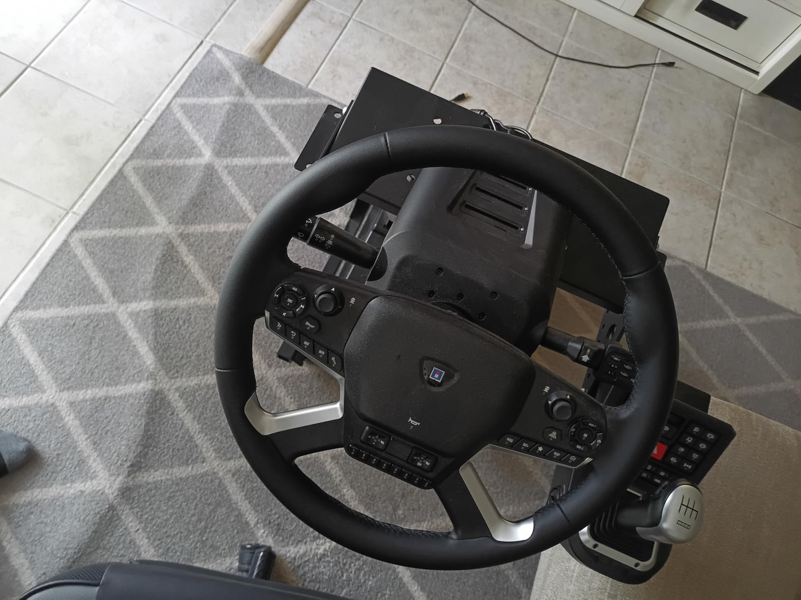 HORI Truck Control System for Windows 11/10 with Force Feedback Steering Wheel, Shifter Control Panel, & Pedals customer photo 2