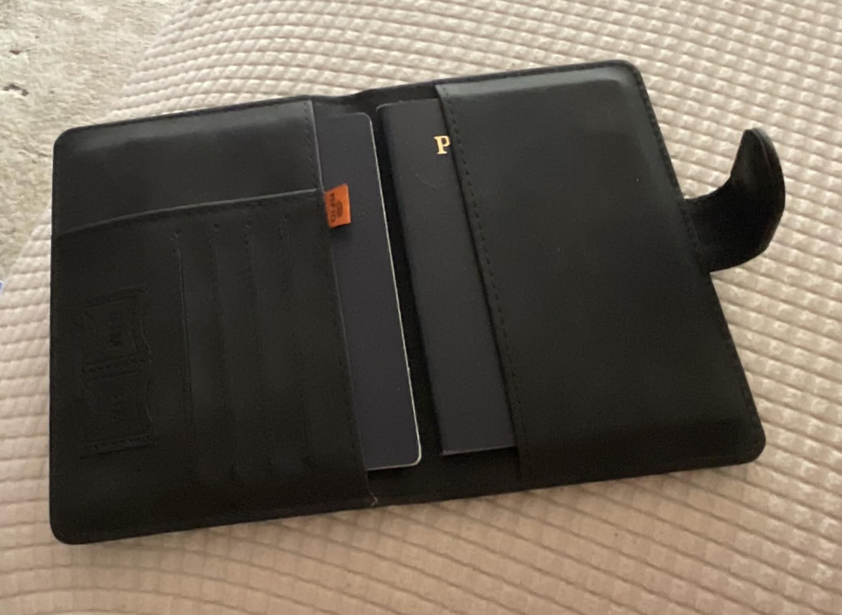 Passport Holder for Travel Essentials, Passport Wallet Cover Case customer photo 2