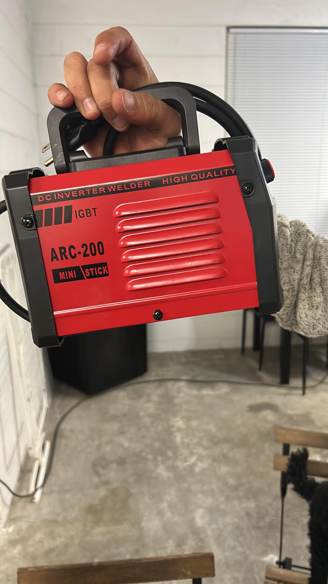 200Amp 20PCS Rods Stick Welder, Super MINI Portable Welding Machine, IGBT Inverter Welder Machine 110V customer photo 2