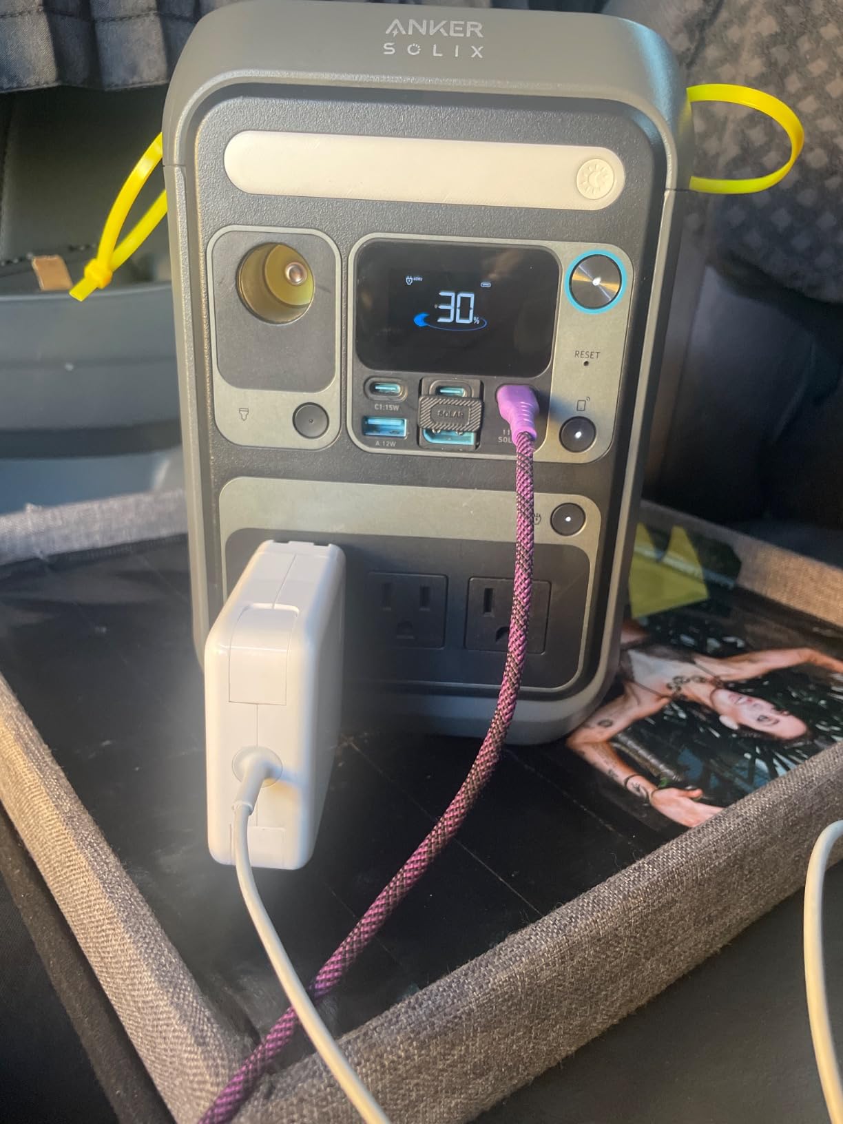 Anker Portable Power Station SOLIX C300, 288Wh LiFePO4 Battery, 300W (600W Surge) Solar Generator customer photo 1