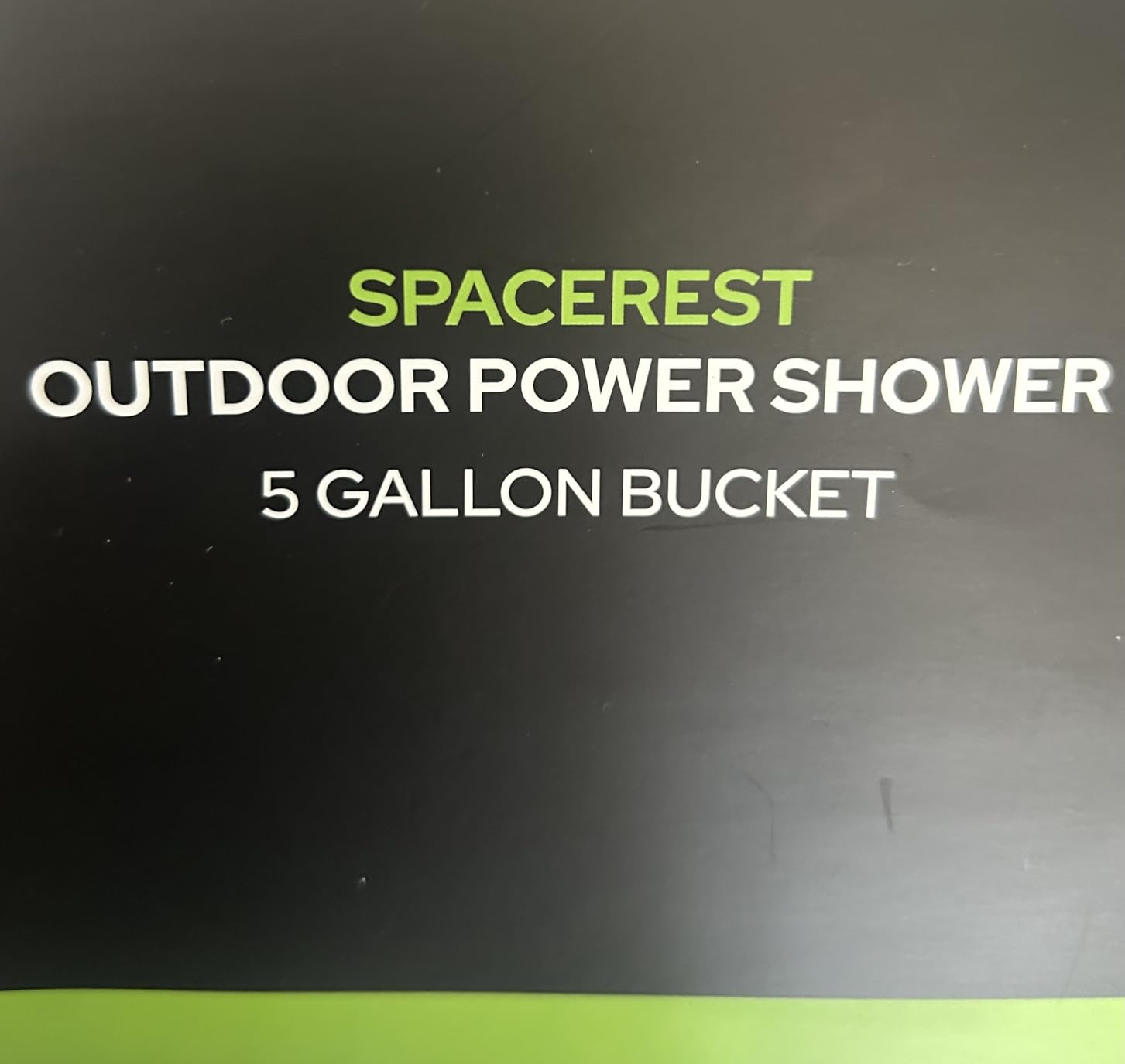 Portable Shower for Camping with Integrated Design - Spill-Resistant, Electric Camping Shower, 5-Gallon Food-Grade Water Jug for Outdoor, Beach, Hiking, Dog Wash, 2 Batteries customer photo 1
