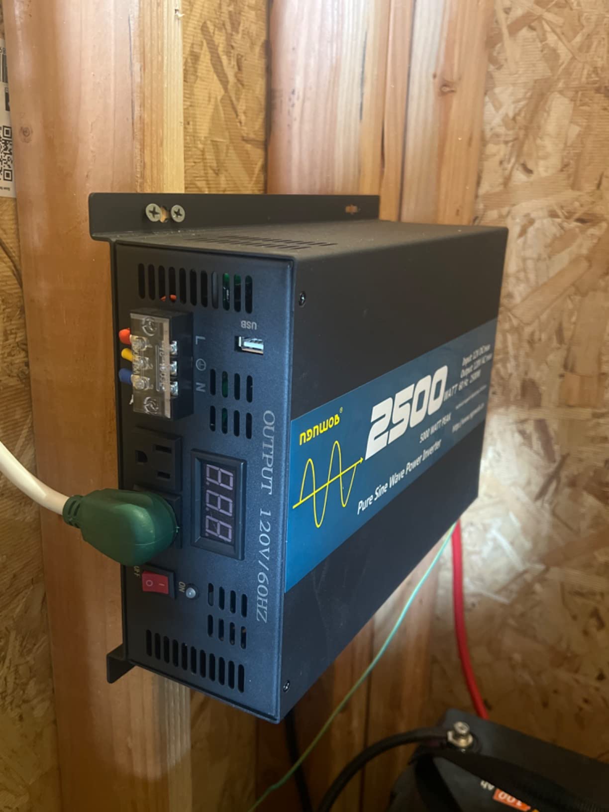 2500W Inverter Pure sine Wave RV Inverter Power Inverter 12V to 110 for Car Truck semi Truck Vehicles customer photo 2
