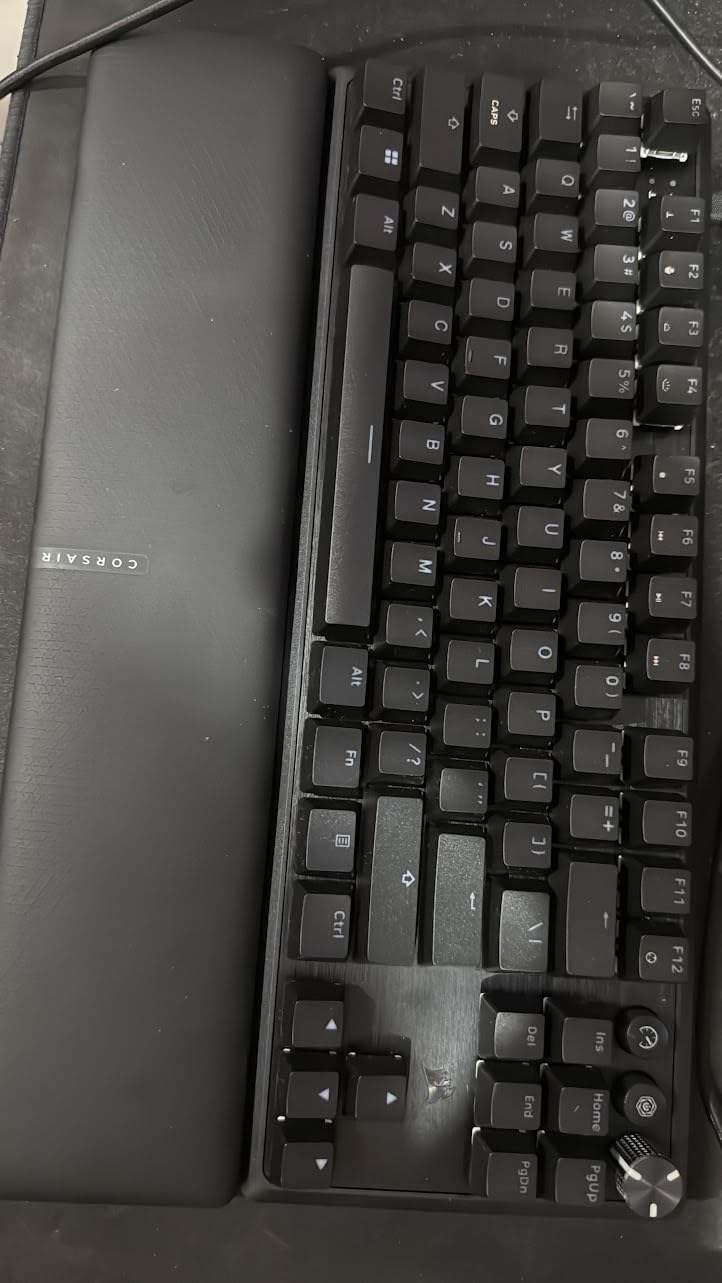 K70 PRO TKL RGB Tenkeyless Mechanical Wired Gaming Keyboard - Pre-Lubed Hall Effect MGX Hyperdrive Adjustable Switches, Simultaneous SOCD and Rapid Trigger, ABS Double-Shot, QWERTY NA - Black customer photo 2