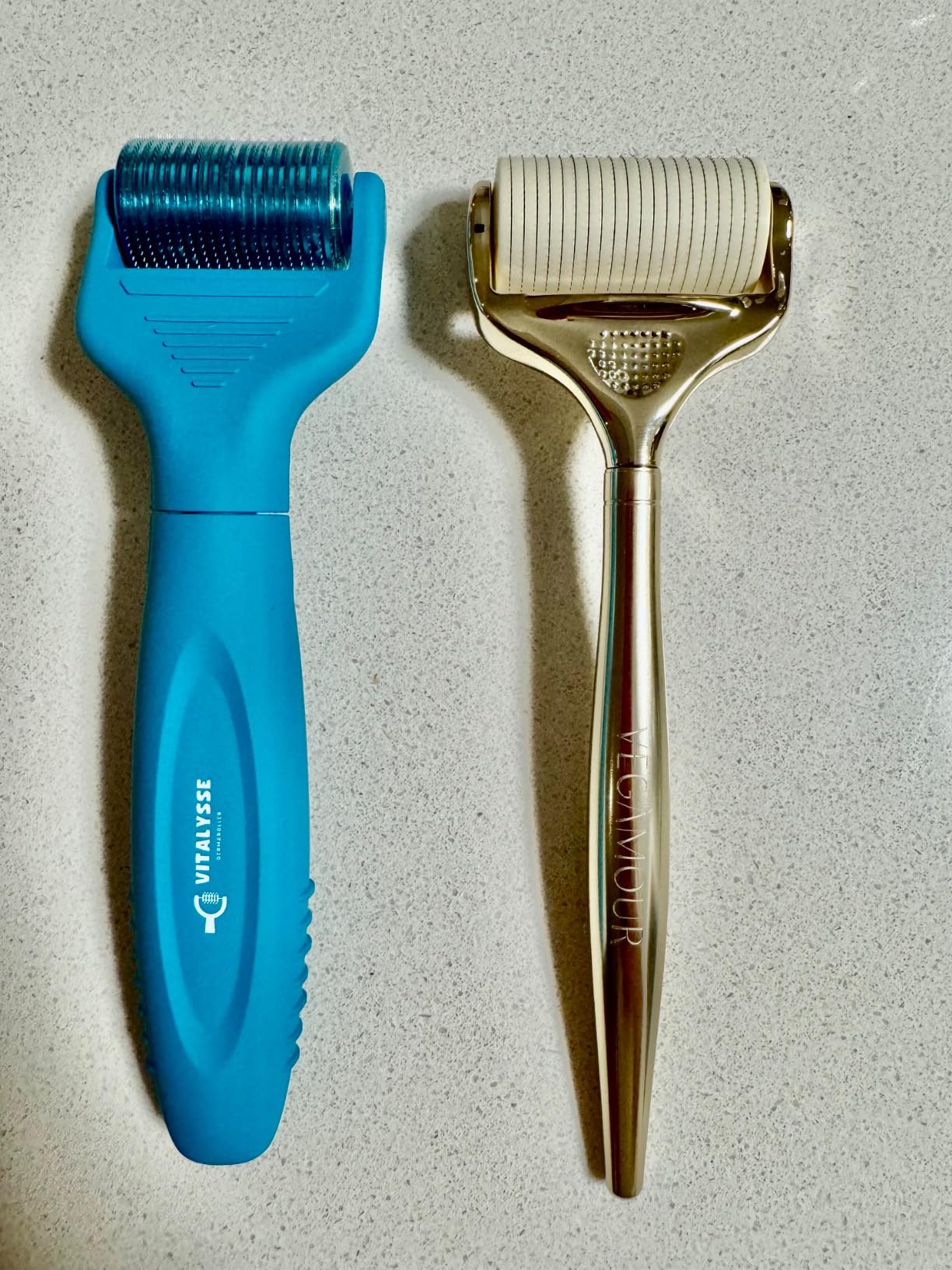 VEGAMOUR GRO+ Advanced Dermaroller | 1,200 Microneedle 0.25mm Scalp Tool | Gently Exfoliates the Scalp | Wide Head for Maximum Coverage customer photo 2