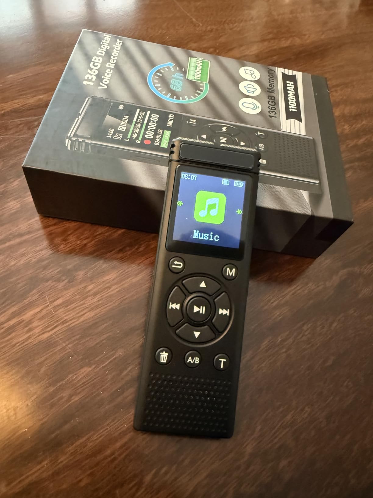 136GB Digital Voice Recorder with Playback, 9000 Hours Audio Recording Device, Voice Activated Recorder with Noise Reduction customer photo 2