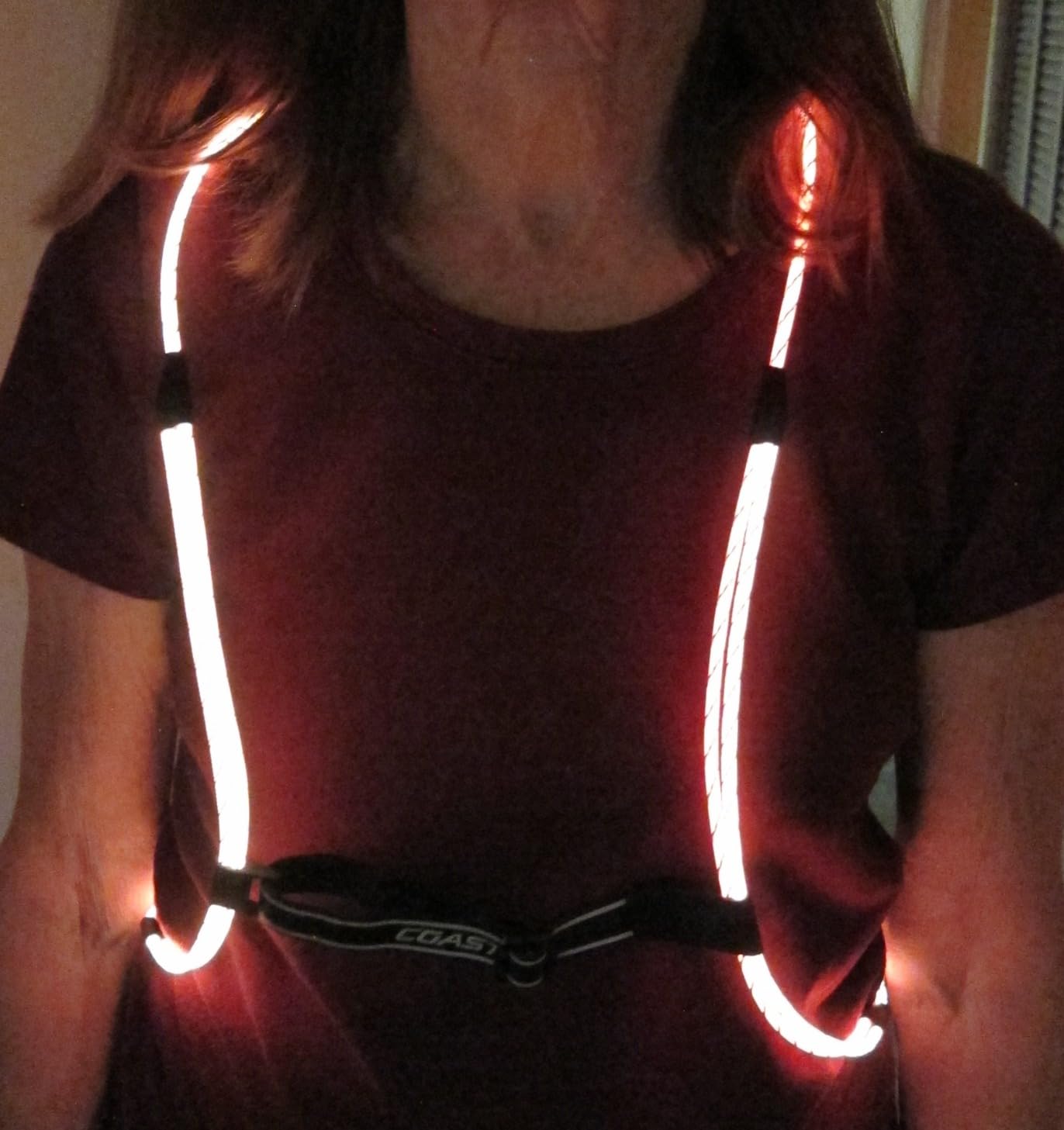 COAST LH150 Version 2.0 Rechargeable LED Hi-Vis Lighted Vest, 6+ Color Modes, Reflective, One Size Fits Most with *New & Improved 18 Hour RUNTIME* customer photo 2