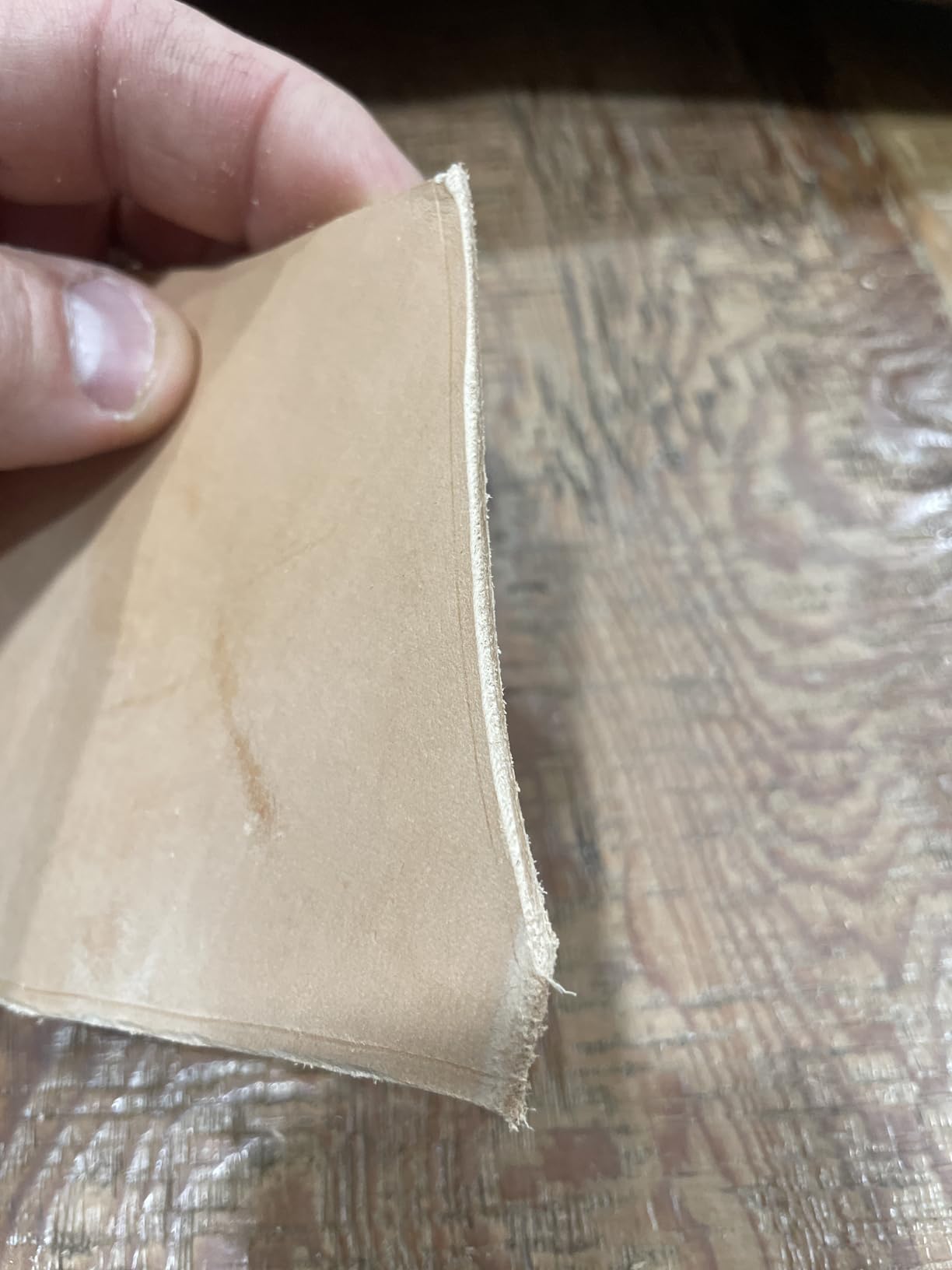 Leather Edge Skiving Beveler Tool 5 Set,Leather Cutting Knife,French Beveler,Wide Mouth Leathercraft Edge Skiving Beveler Leather Trimmer with Wooden Handle Four Sizes(4mm,6mm,8mm and 10mm) customer photo 1