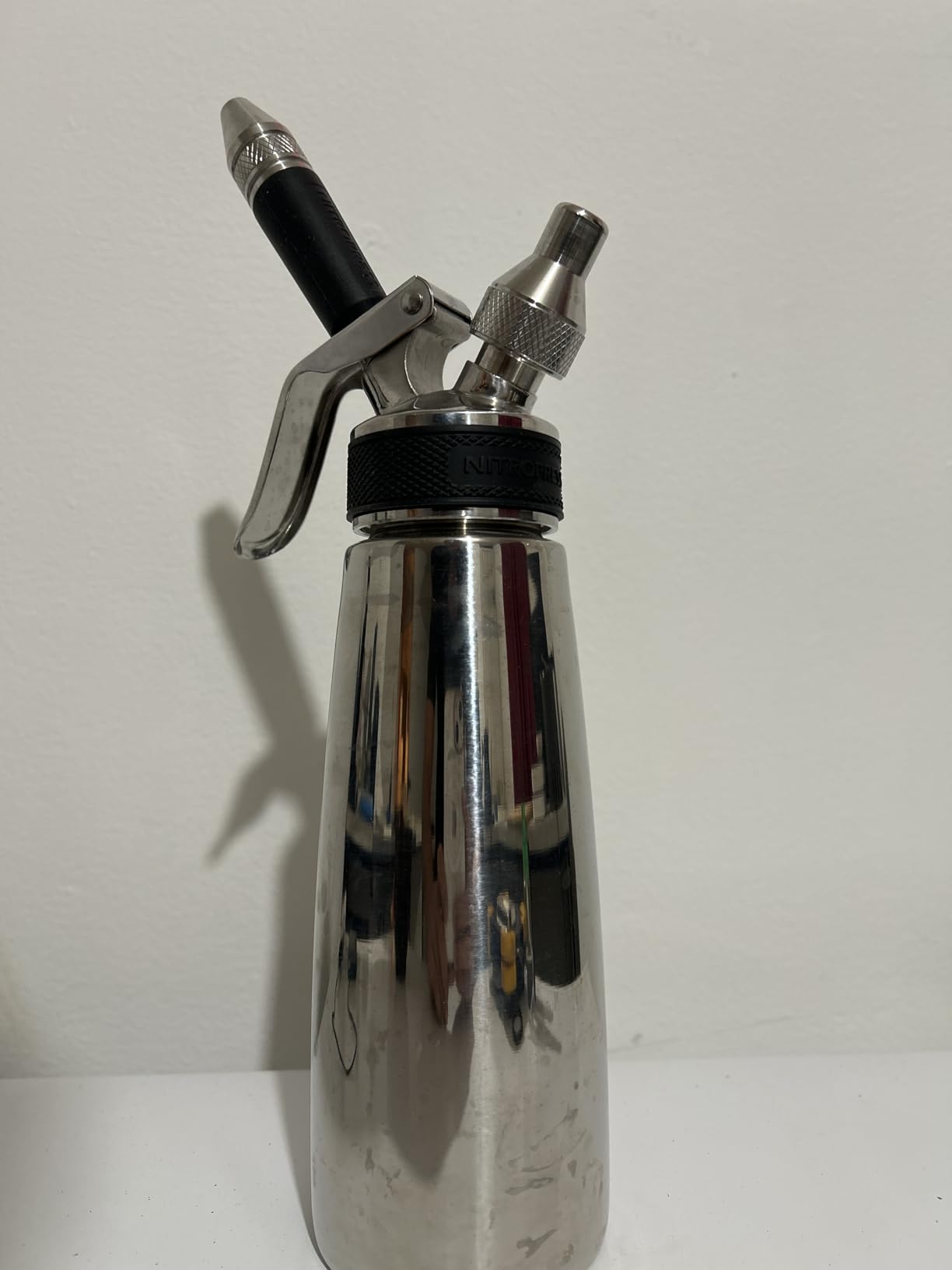 NitroPress DS Electric Nitro Cold Brew Coffee & Cocktail Maker Machine, Air-Powered Nitro Coffee Maker & Nitrogen Infuser for Coffee Matcha Cocktails & Drinks Stainless Steel Home Bar Beverage System customer photo 1