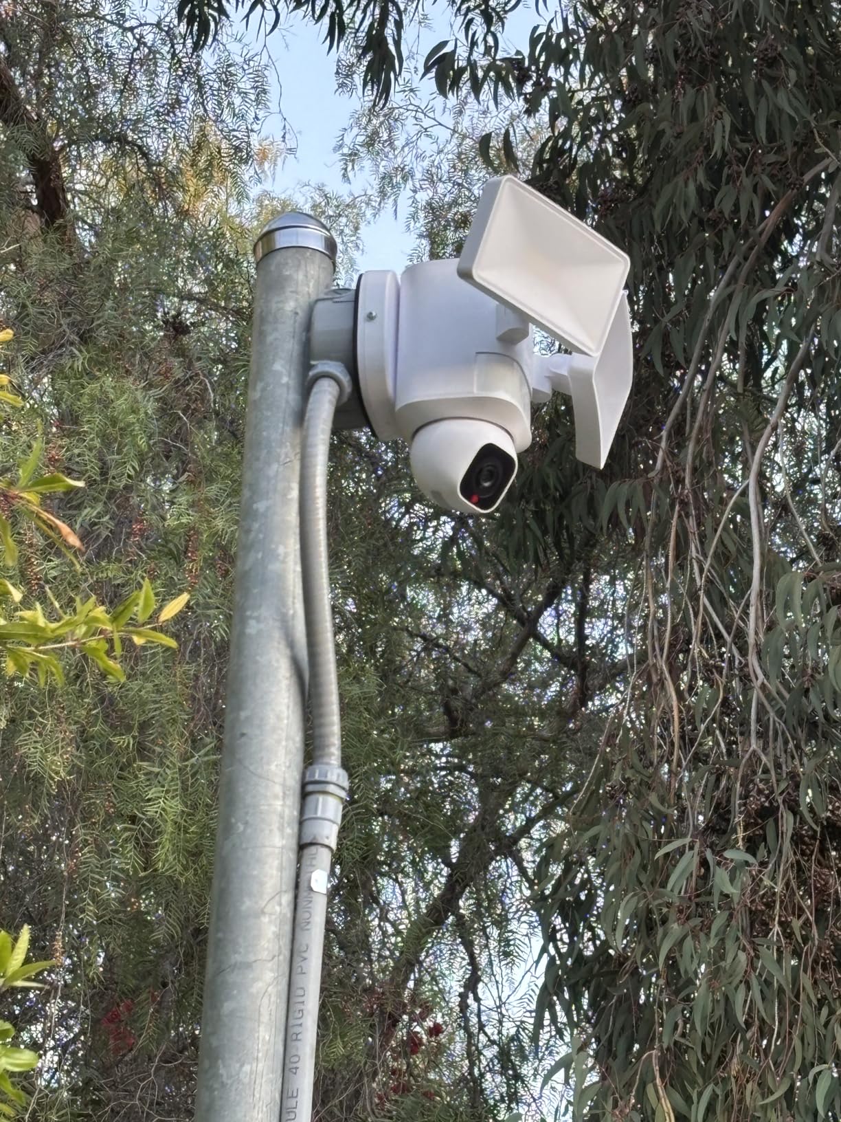 eufy Floodlight Camera E30, Security Camera Outdoor, 360° Pan and Tilt, AI Detection and Tracking, 2K Video, 2.4GHz Wi-Fi, 2,000 Lumens, Custom Voice and Light Alerts, 24/7 Recording customer photo 1