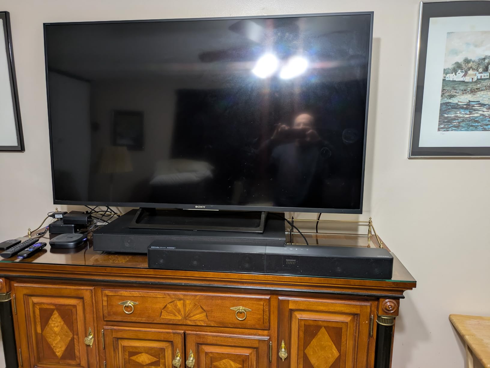 ULTIMEA 7.1ch Soundbar with Wireless Subwoofer, Virtual Surround Sound System for TV, App Control, 410W Peak Power, Sound bar for TV, 4 Wired Surround Speakers, Home Theater Sound System Poseidon D70 customer photo 1