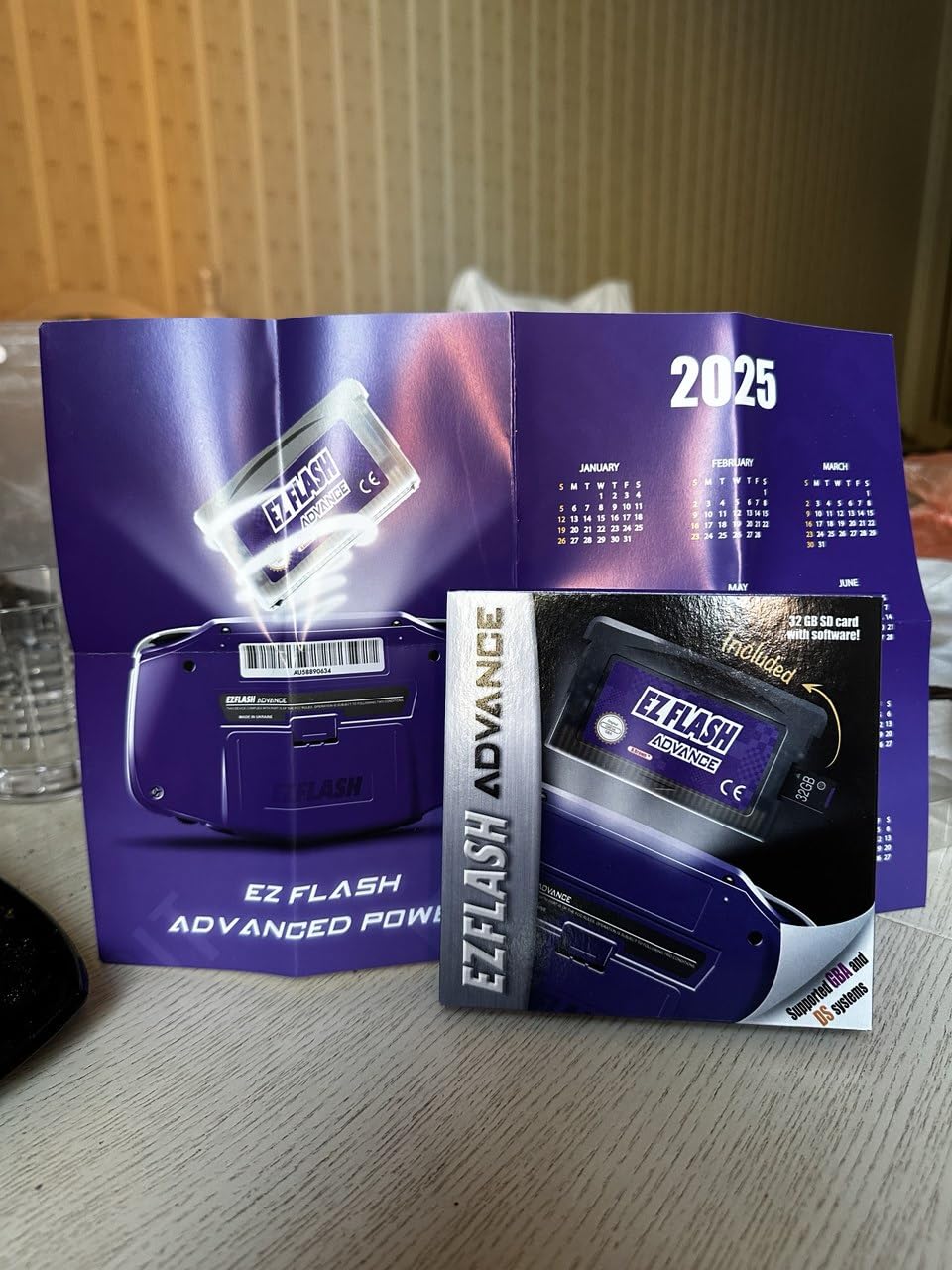 EZ Flash AIR Advance - Retro-Themed Flash Cart for GBA + 32 GB SD Card Pre-Loaded with Games customer photo 1
