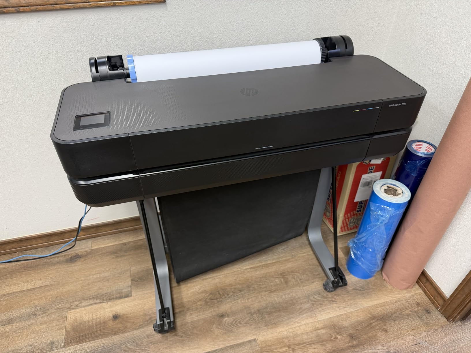 HP DesignJet T210 Large Format 24-inch Color Plotter Printer for Easy Wide CAD & Poster Prints customer photo 2