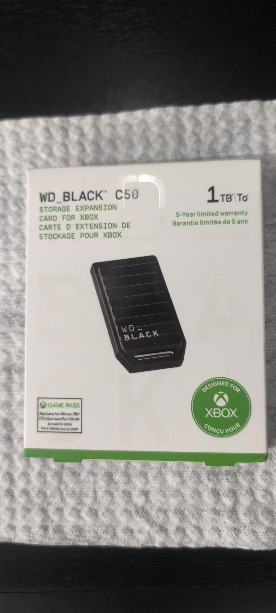 WD_Black 2TB C50 Storage Expansion Card, Officially Licensed for Xbox - Quick Resume, Plug & Play, NVMe SSD Expansion for Xbox Series X|S Gaming Consoles - WDBMPH0020BNC-WCSN customer photo 1