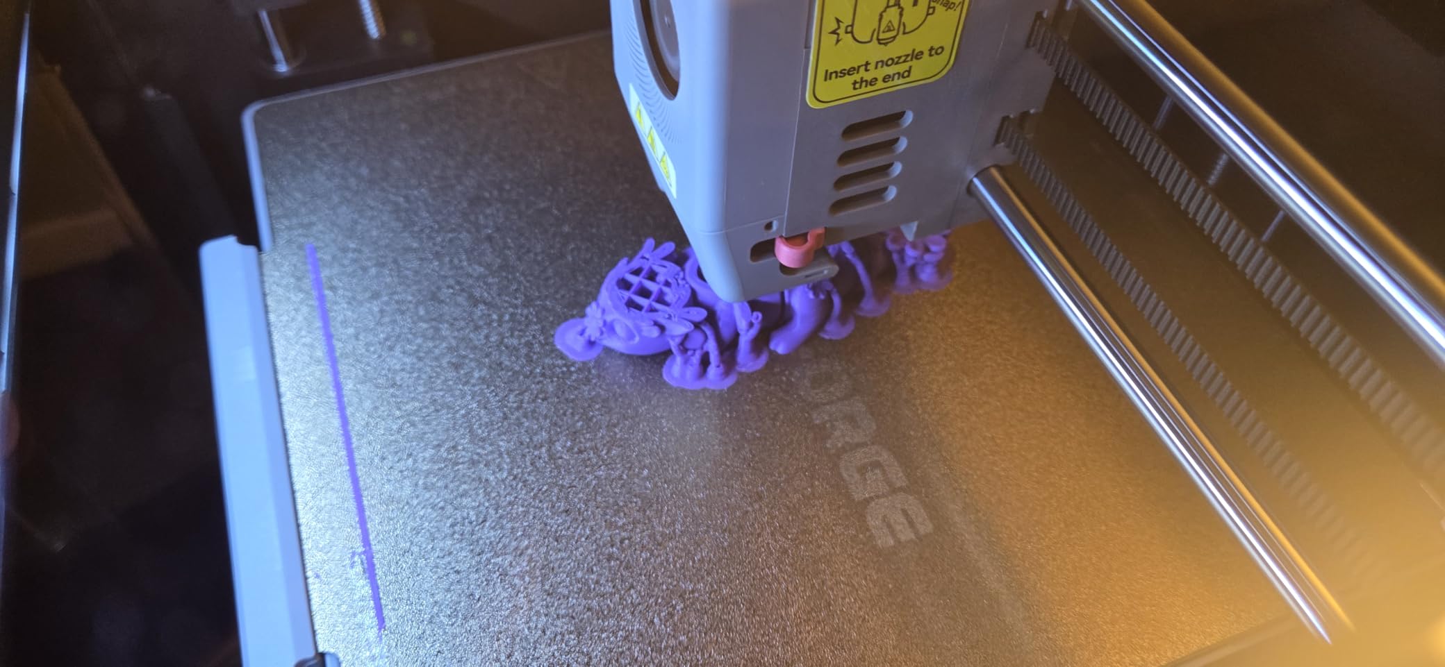 FLASHFORGE AD5M 3D Printer Fully Auto Calibration Print with 1-Click Max 600mm/s Speed, All-Metal CoreXY Structure Precise Printing, Easy-Maintenance Quick-Swap Nozzle, Print Size 220x220x220mm customer photo 2