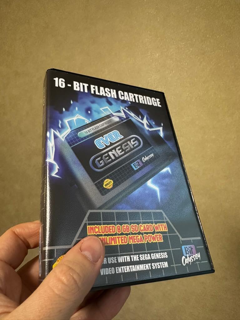 EverGenesis Flash Cartridge for Sega Genesis / Mega Drive - Includes 4GB SD Card - Plays 99% of Games, Save Support customer photo 2