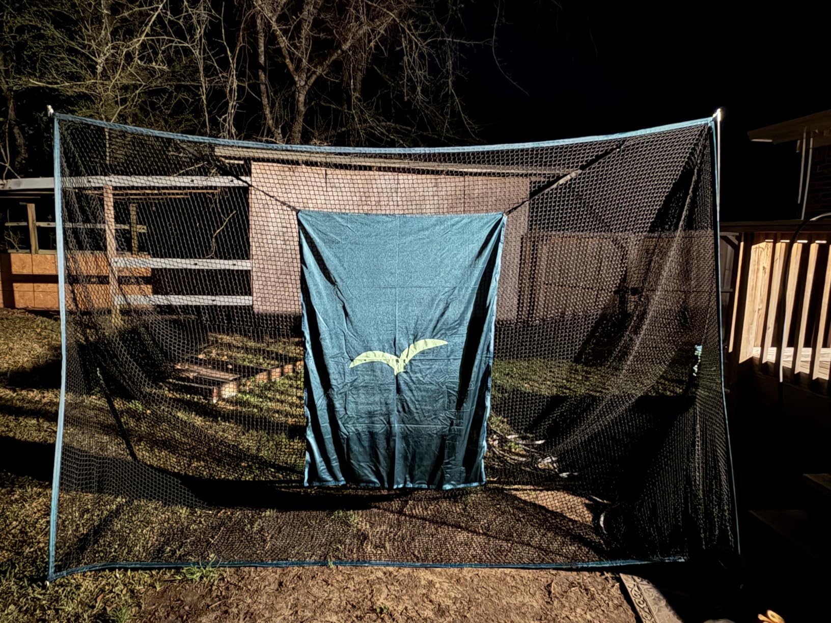 BirdiePro - American Pro Golf Practice Net, 10x7ft Heavy Duty Golf Hitting Net with EchoShield Target & FlexWeave Net, Indoor Outdoor Training Backyard, Full Set with Mat, Balls & Cap customer photo 1