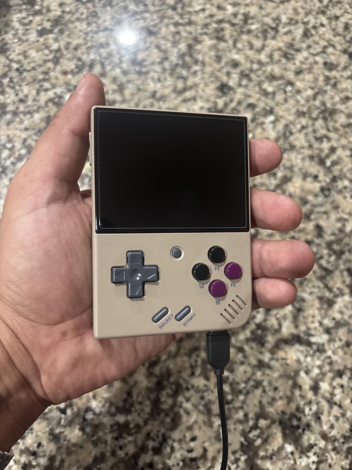 Gift for Men Women, Miyoo Mini Plus with Portable Case Retro Emulator Handheld Game Console with WiFi & RTC, Christmas Stocking Stuffers for Men, Mens Gifts for Dad,Husband, 3000+Classes Game, Gray customer photo 1