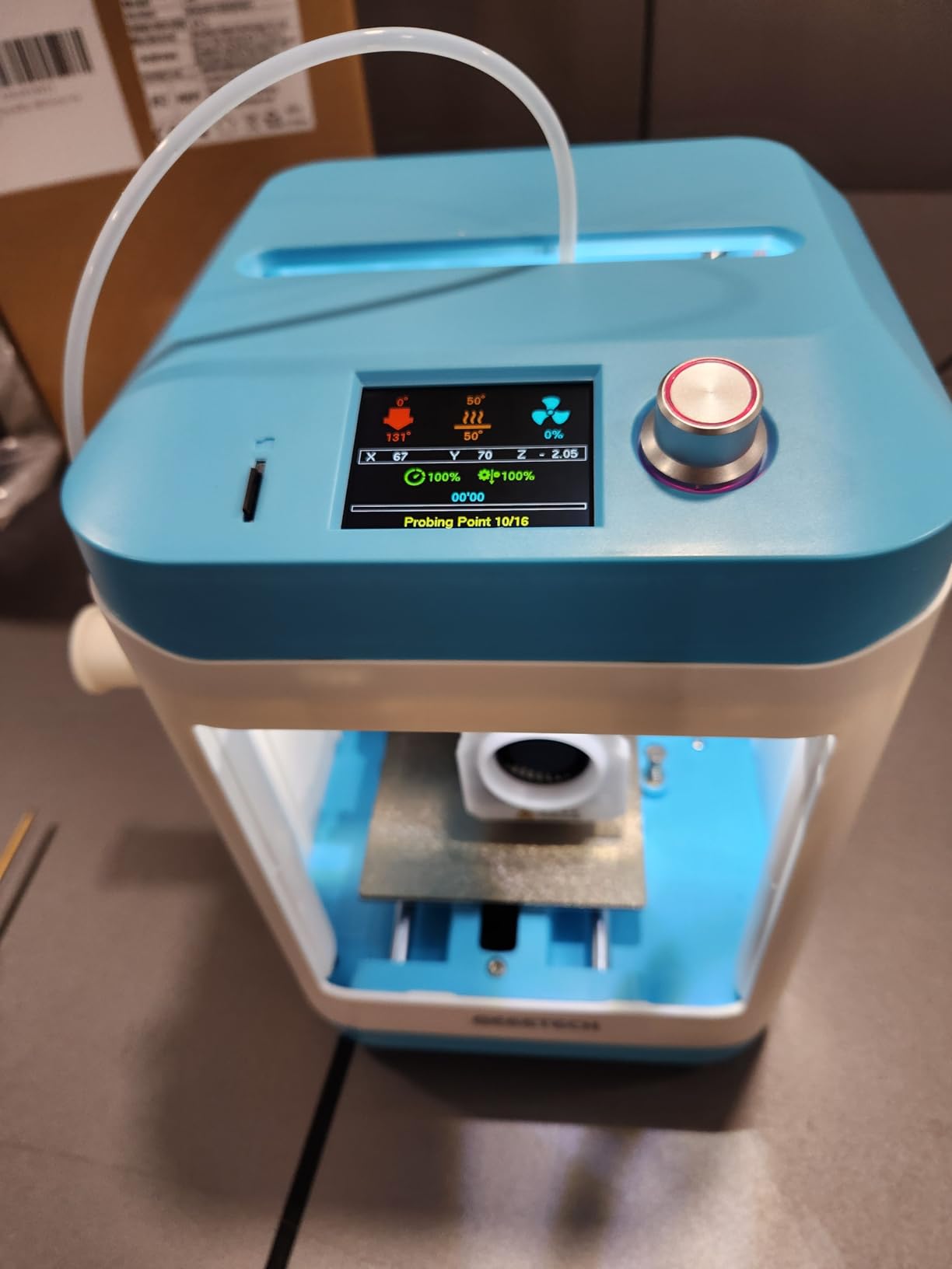 3D Printer for Kids and Beginners,Geeetech Mini 3D Printers with Auto Leveling,High Speed and Fully Open Source,Fully Assembled Direct Drive Extruder,for Home and School,Print Area 3.94×4.33×4.94 in customer photo 2
