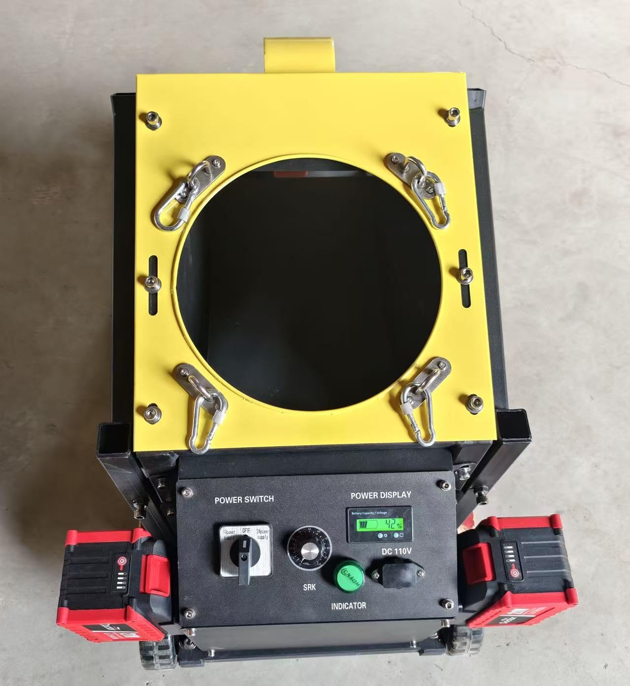 Efficraft Automatic Basketball Shooting Machine, Dual - Power Rechargeable/Plug - in Shooting Trainer, 2-in-1 Electric Basketball Rebounder Machine customer photo 1