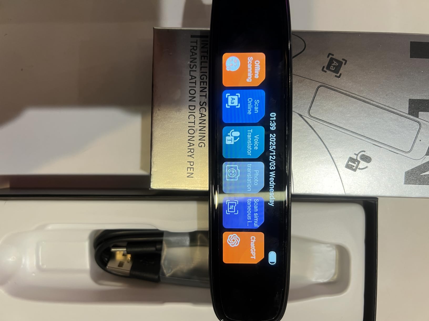 Scan Reader Pen,Translator Pen, Language Translator Device, Text to Speech, Reading Pen for Kids, Adults, Dyslexia, Language Learners and Learning Difficulties, Including 142 Languages customer photo 2