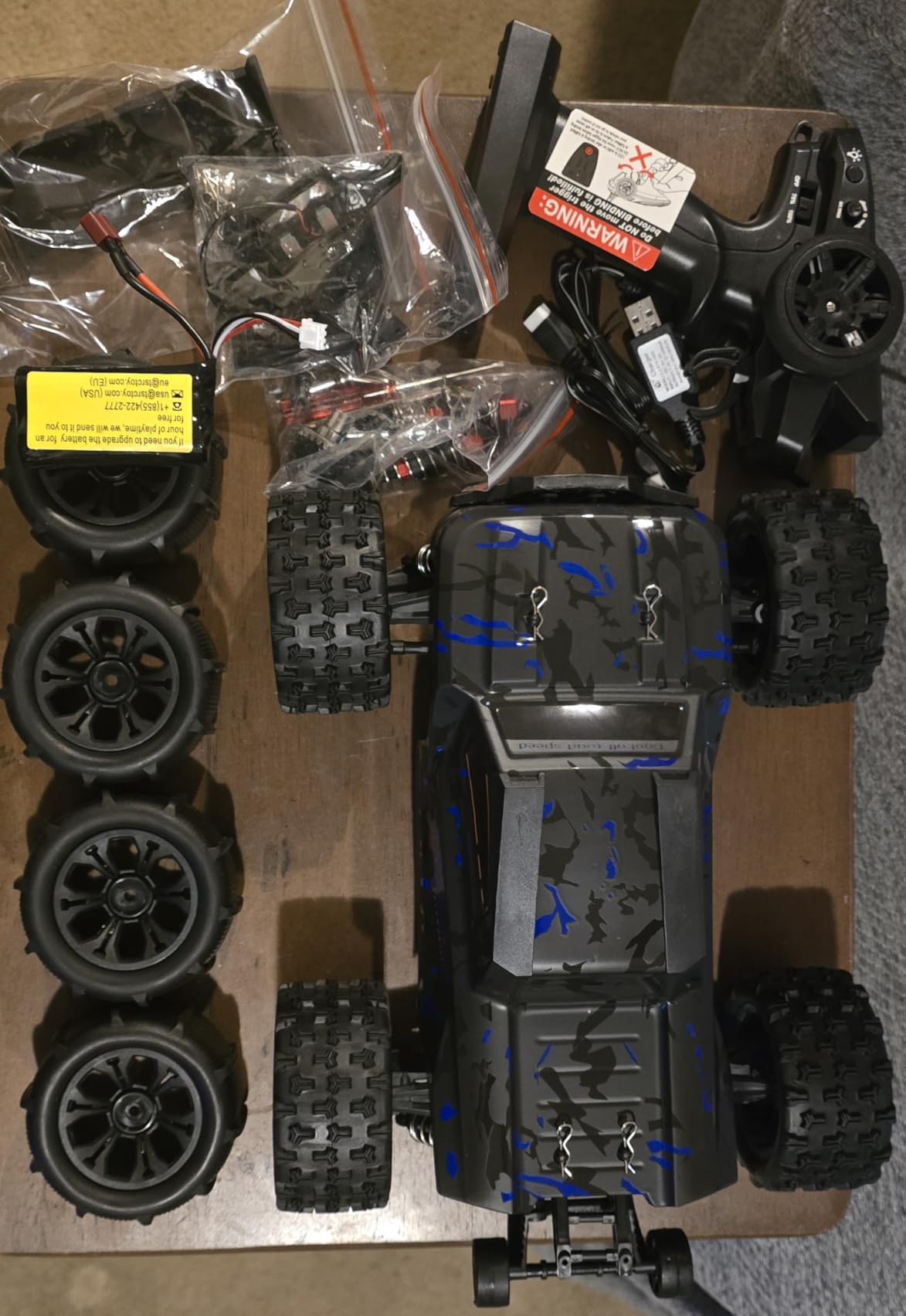 1:14 Scale RC Cars for Adults, 60KPH High Speed RC Truggy, 4X4 Off-Road Remote Control Truck, Waterproof Electric Car with 2S Battery, All Terrain RC Vehicle for Snow, Sand, Beach & Rocky Surfaces customer photo 1