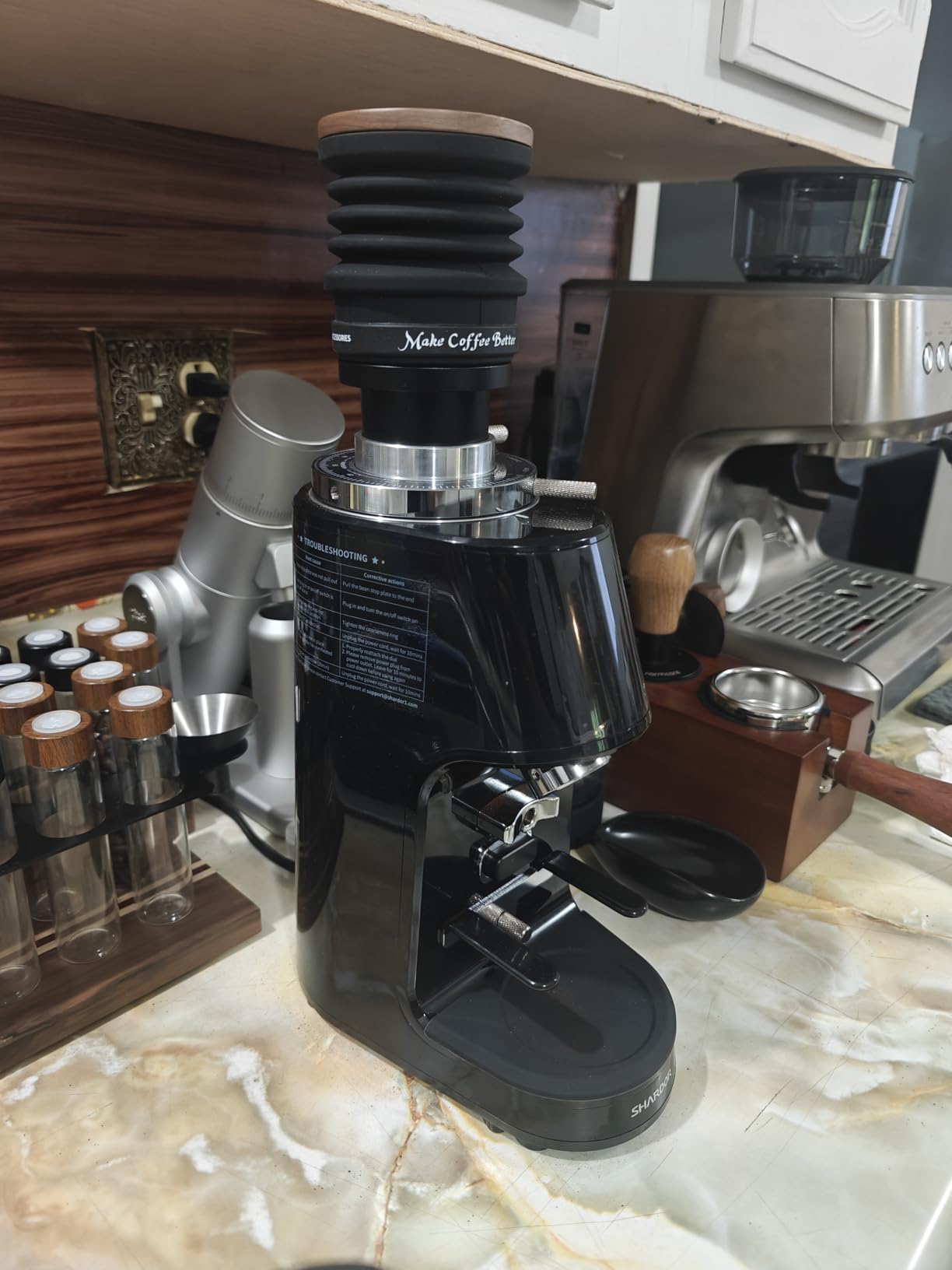 SHARDOR Professional 64mm Burr Coffee Grinder with 100 Grind Settings and All-Metal Chamber customer photo 2