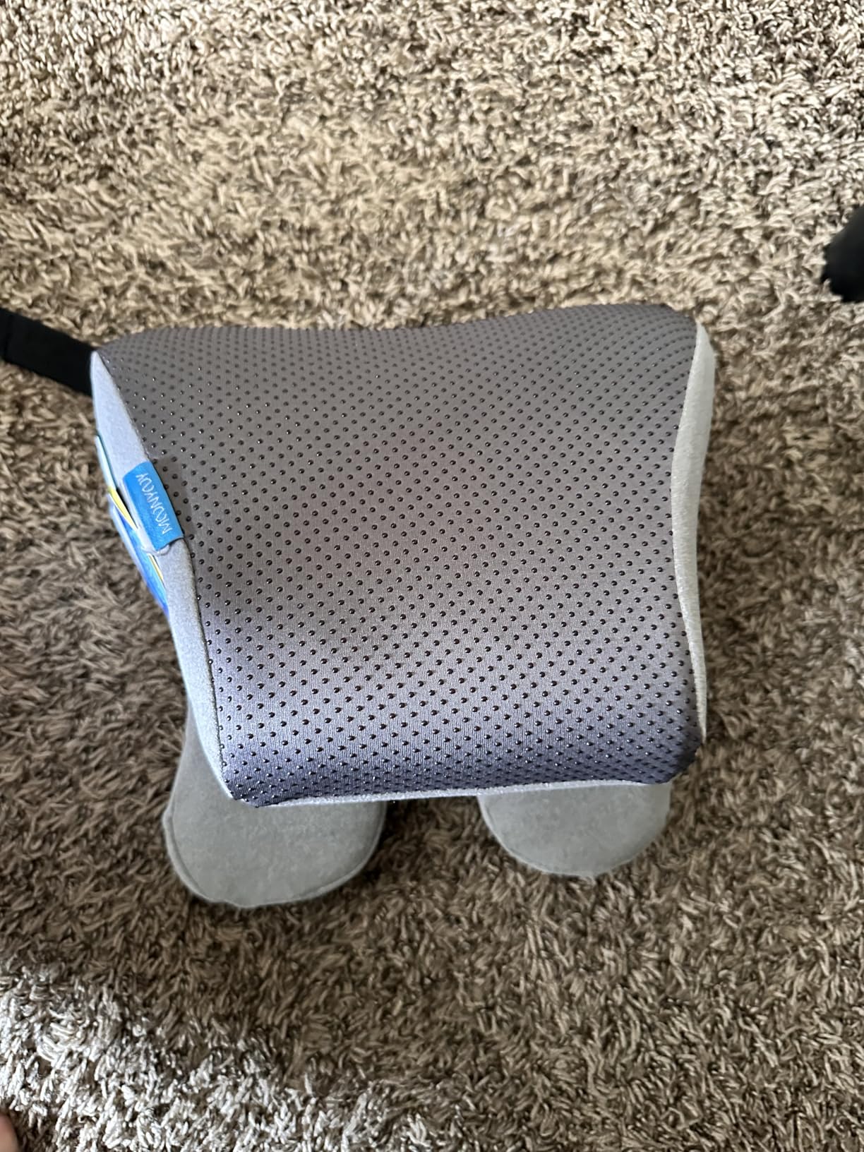 Office Chair Headrest Pillow Attachment & Desk Nap Cushion, Memory Foam Neck Support with U-Shape Hanger Design for Office Chairs, Armrest Elbow Relief, and Restful Power Napping customer photo 2
