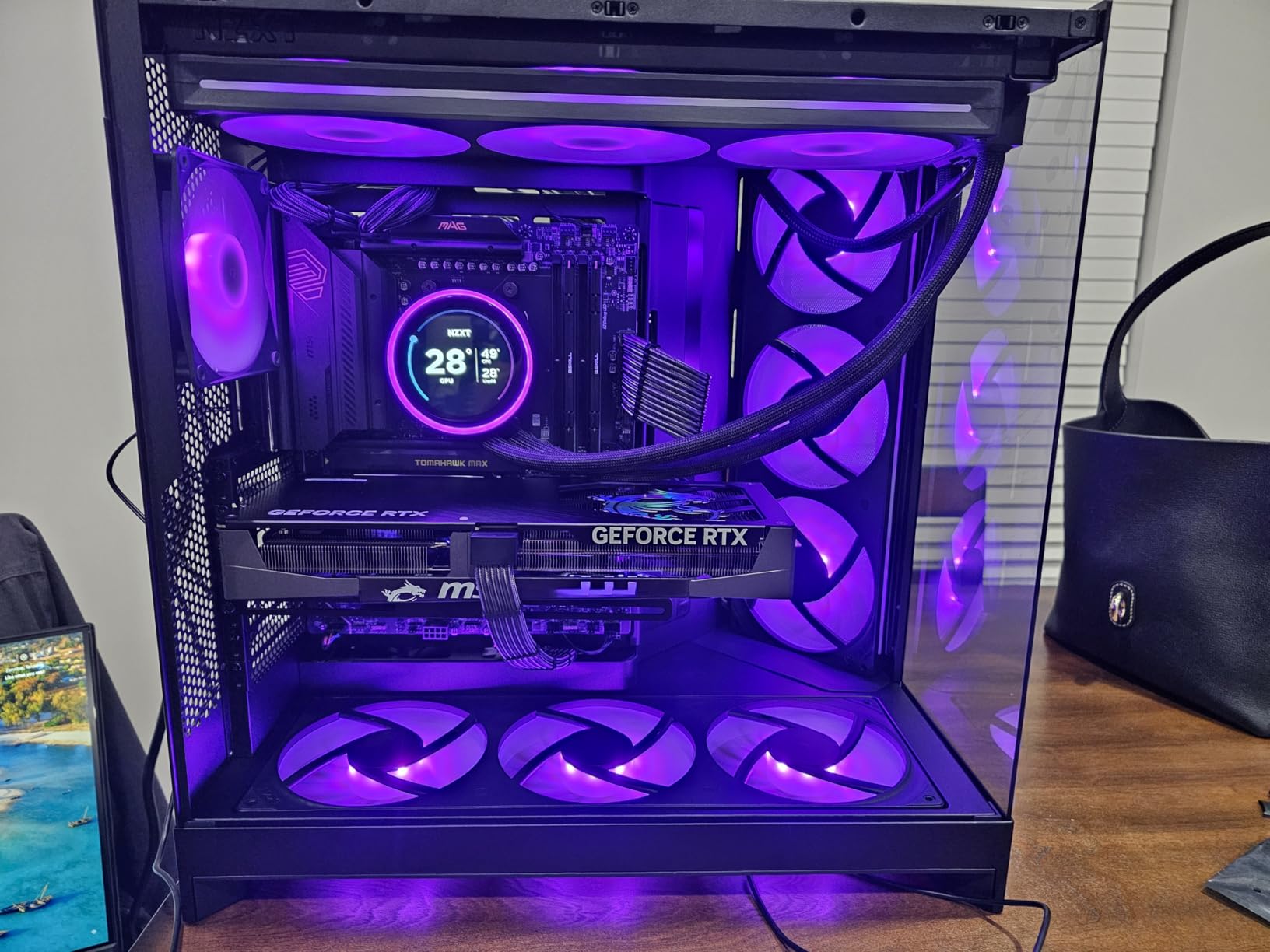 CableMod C-Series Pro ModMesh Sleeved 12V-2x6 12VHPWR Dual StealthSense Cable Kit for Corsair Type 4 RM Black Label/RMi/RMX (Black + Blue) customer photo 1