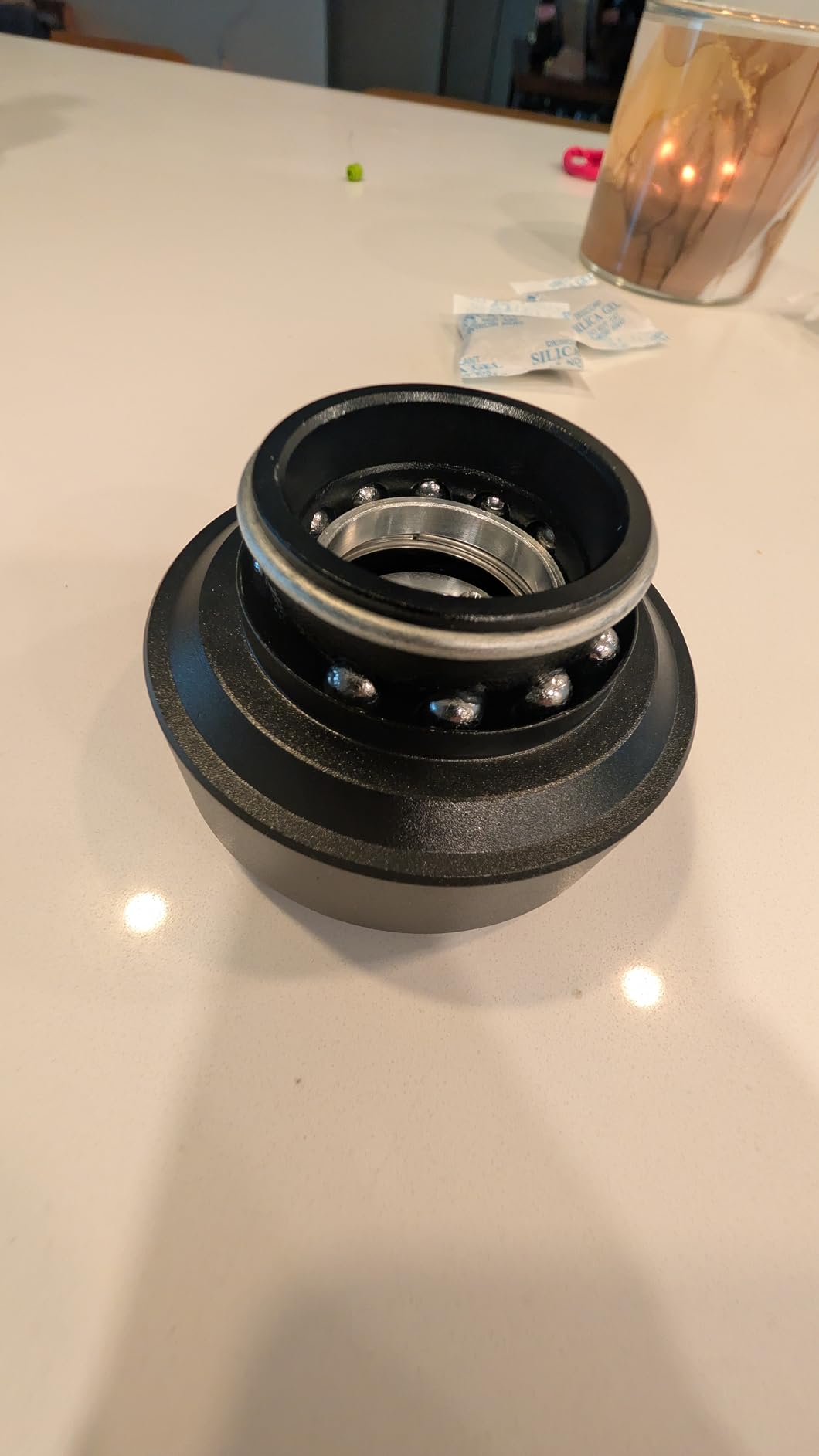 Obokidlyamor Replace Quick Release Adapter Steering Wheel Replace Panel For MOZA R21/R16/R9 V2/R5/R3 Bundle Gaming Racing Wheel;70mm 6-hole steering wheel kit (Quick Release) customer photo 2