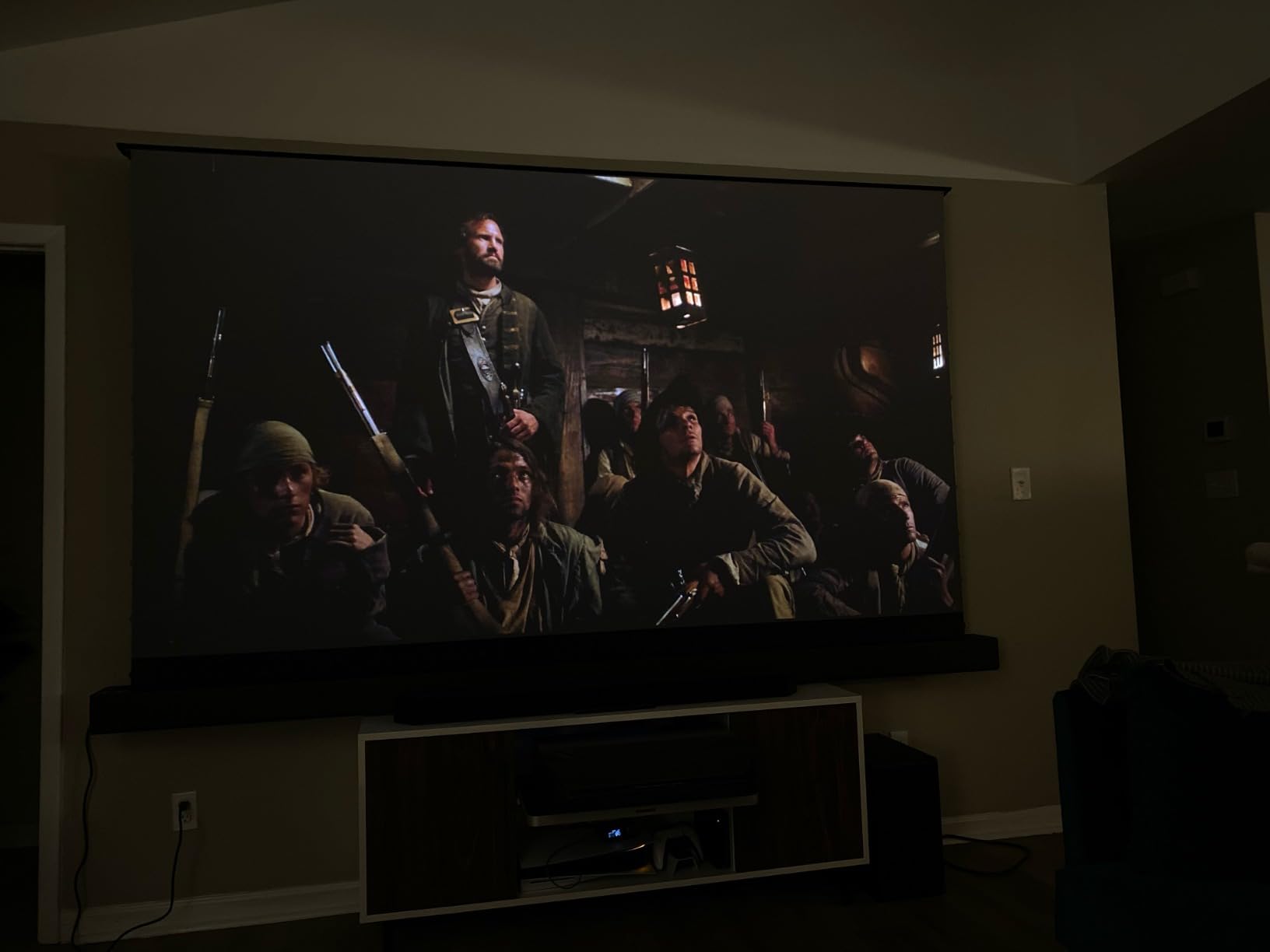 NexiGo Aurora Pro MKII, 4K Tri-Color Laser UST Projector, 30000:1 Contrast Ratio, Dynamic Iris & Laser Dimming, 0.21:1 Throw Ratio, Dolby Vision & Atmos, HDR10+, 3D, 4.2ms ~ 8ms Low Latency customer photo 2