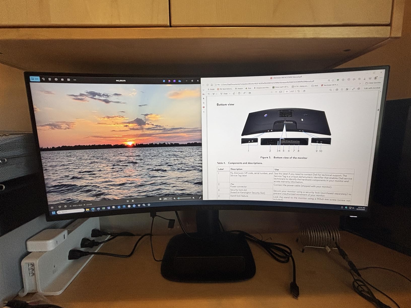 Alienware 34 Curved Gaming Monitor - AW3425DWM - 34-inch WQHD 180Hz customer photo 2