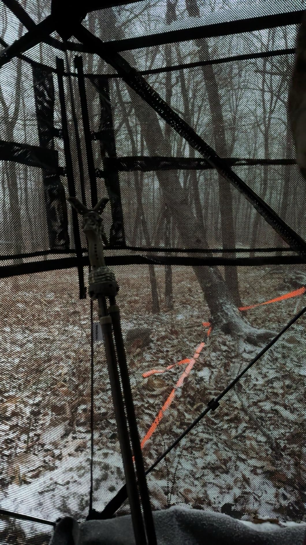 HUNTSEN Hunting Blind 270 Degree See Through Ground Blind - 2-3 and 3-4 Person Pop Up Deer Blind for Hunting with Carrying Bag - 300D Reinforced Portable Durable Blind for Turkey and Deer customer photo 2