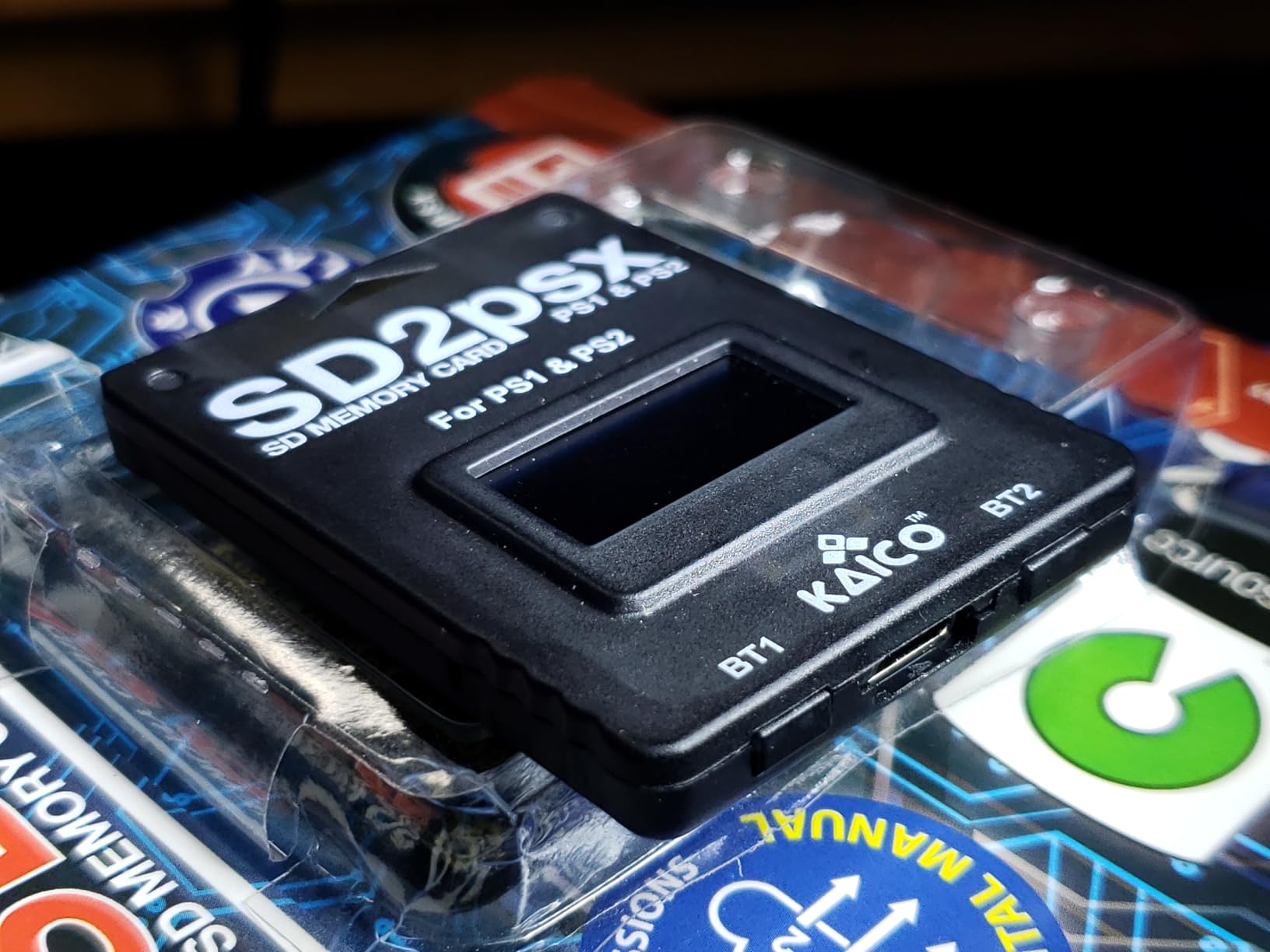 Kaico PSX Mem Card Gen 2 Memory Card Compatble with PlayStation 1 & 2- Firmware Upgradeable - Unlimited Storage - Includes an 8GB MicroSD Card - High Speed Game Memory Card for PS2/PS1/PS One Console customer photo 2