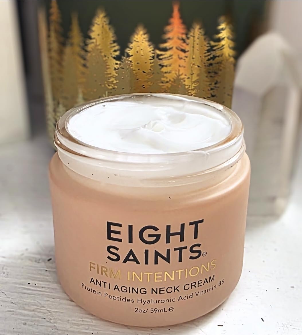 Eight Saints Firm Intentions Anti Aging Neck Cream, Natural & Organic, For Firming Skin and Reducing Wrinkles, 2 Ounces customer photo 1